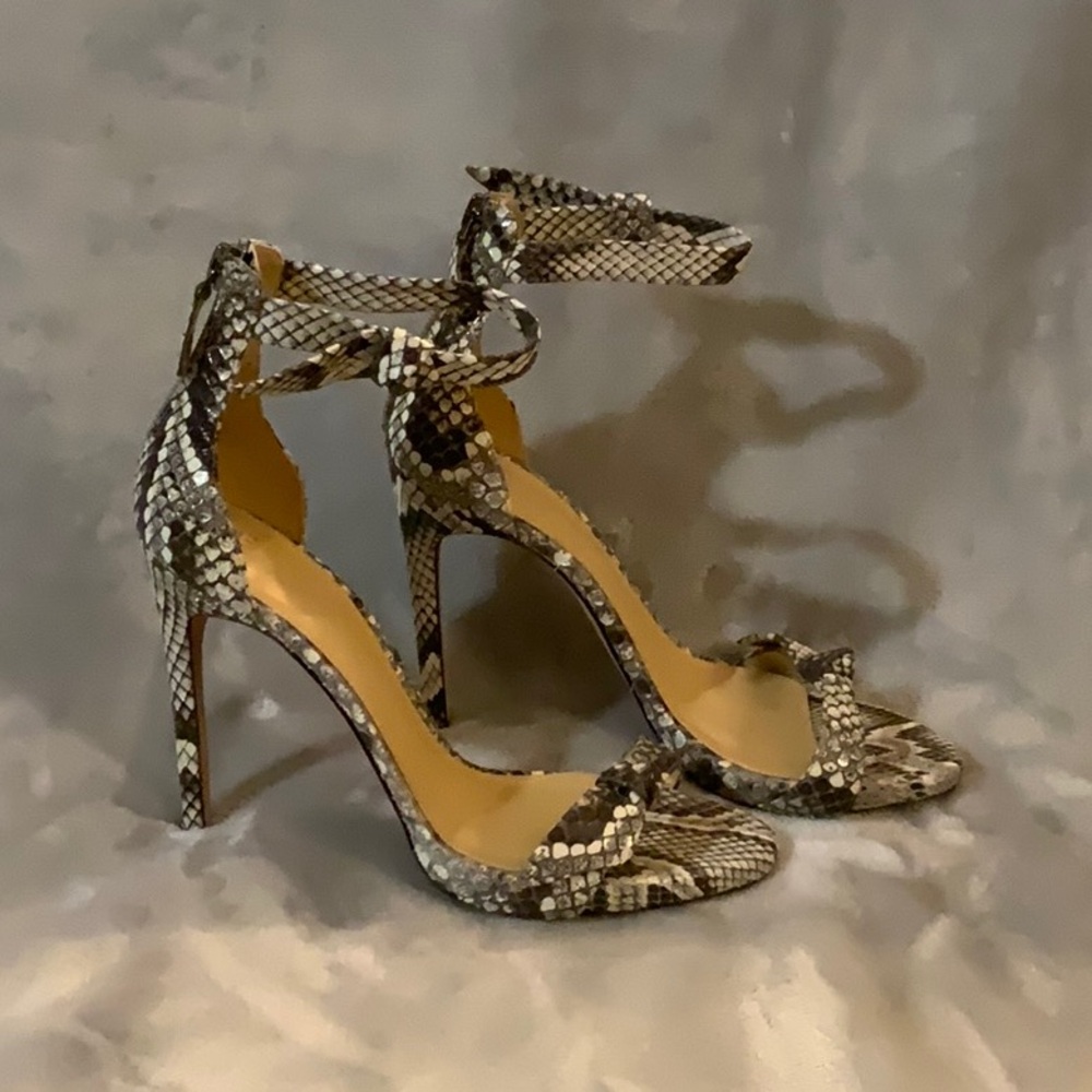 Alexandre Birman Python Sandals - image 3